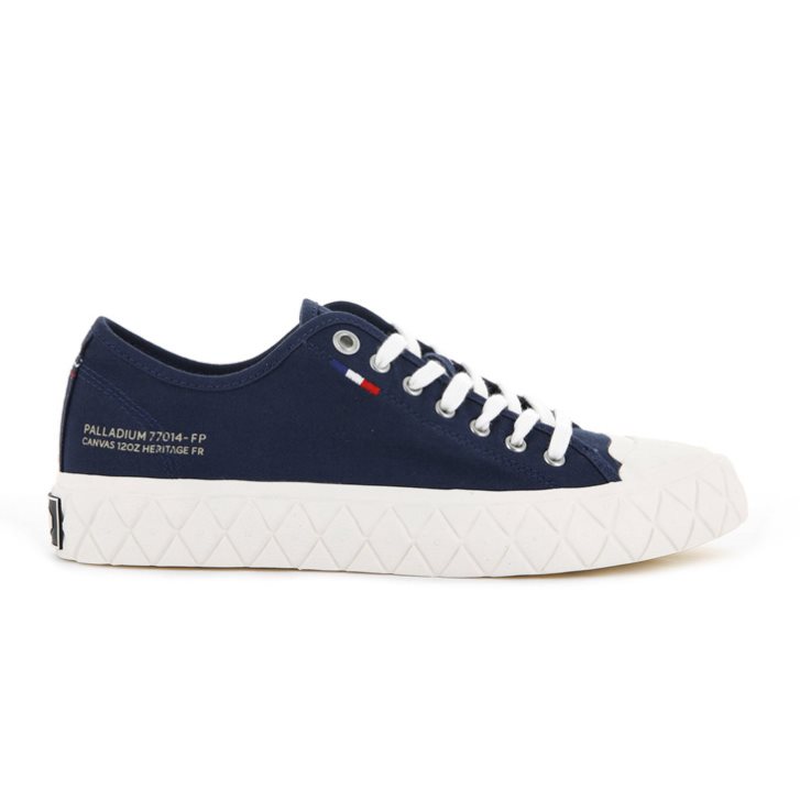 Palladium Palla Ace Canvas Low Tops Sneakers Heren Donkerblauw | NL 01REOUM